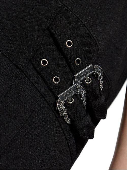 Abito donna lungo nero Versace jeans Couture | 79HAO908J0092899